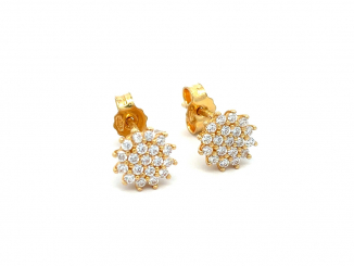 Zlaté náušnice DOP26305