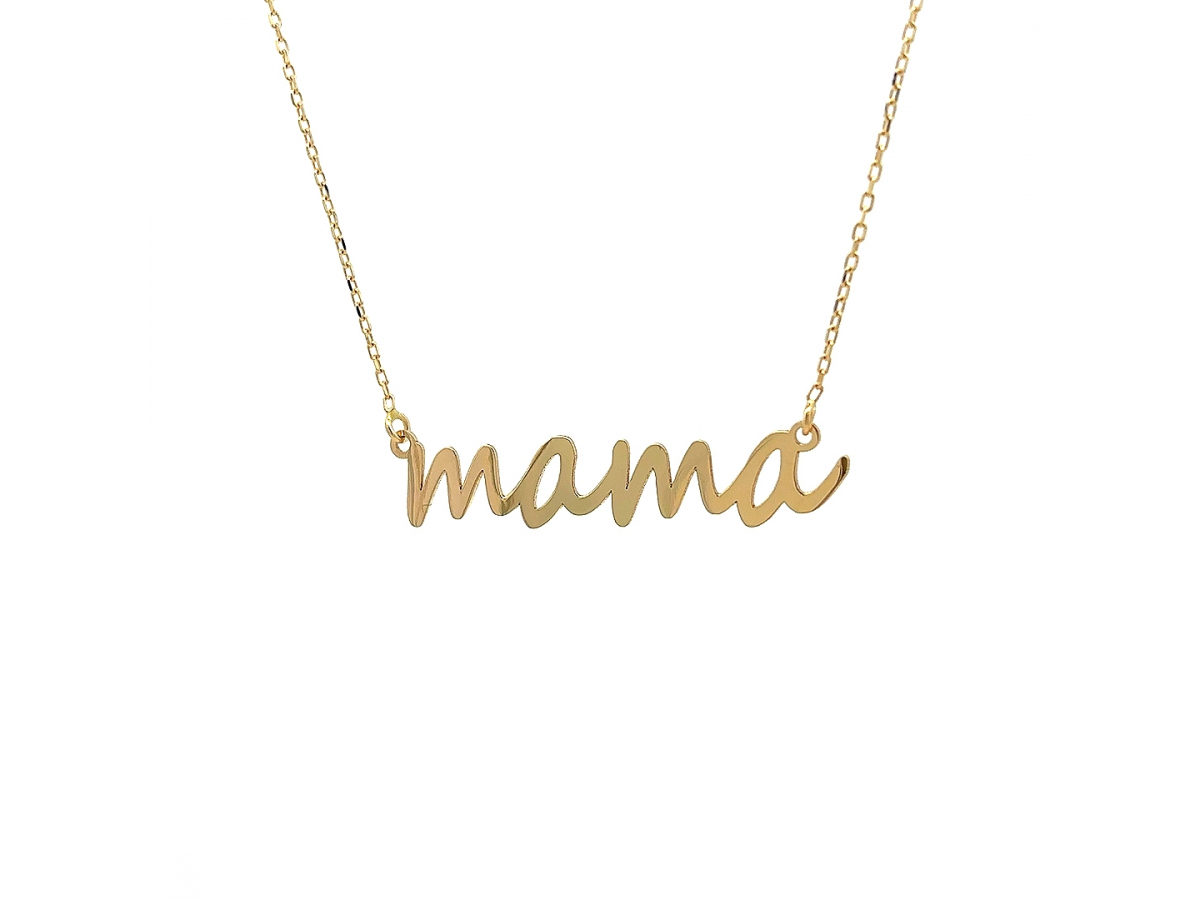 Zlatá retiazka s príveskom mama RSP2461249