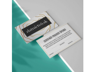 Zlatý šnúrkový náramok ZNS25601