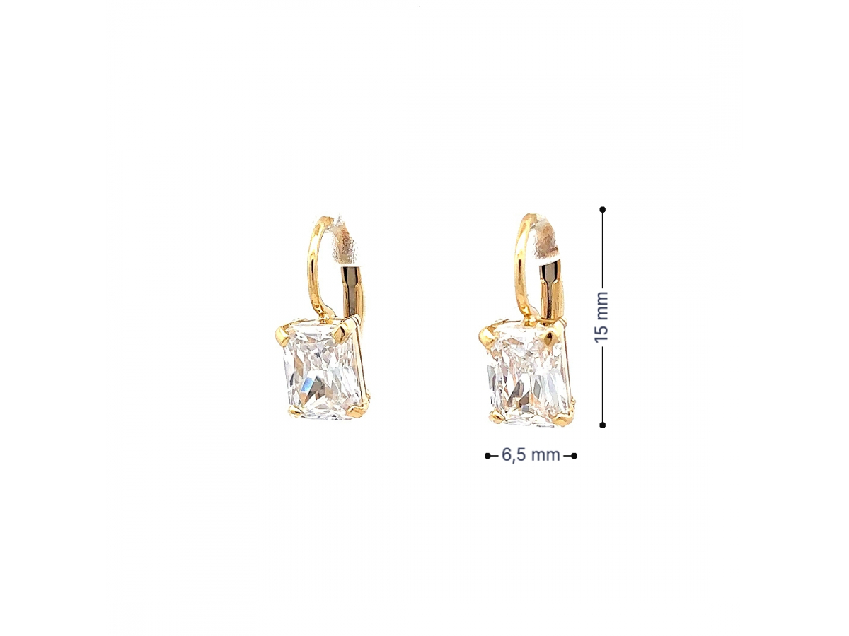 Zlaté náušnice NUP25803