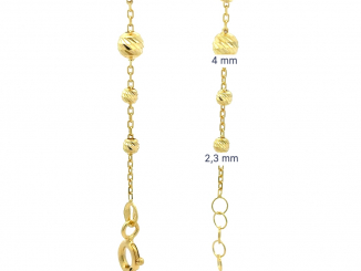 Zlatý náramok ZN25802