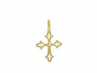 Zlatý prívesok Krížik PRI25816