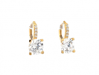 Zlaté náušnice NUP25902
