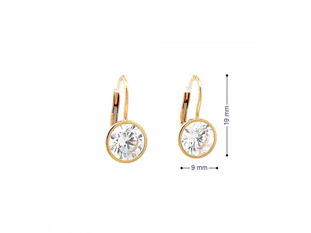 Zlaté náušnice NUP25906