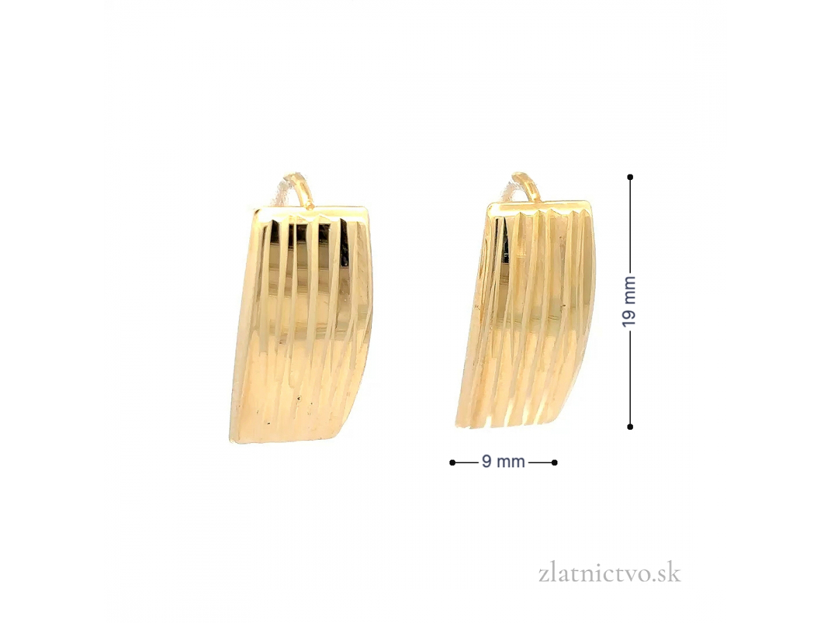 Zlaté náušnice NUP25924