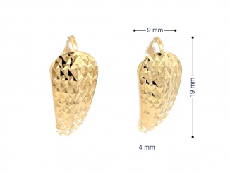 Zlaté náušnice NUP25925