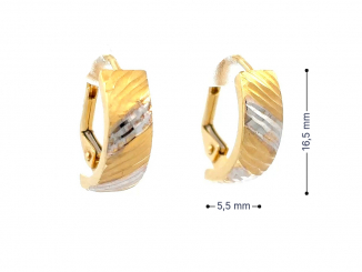 Zlaté náušnice NUP25927