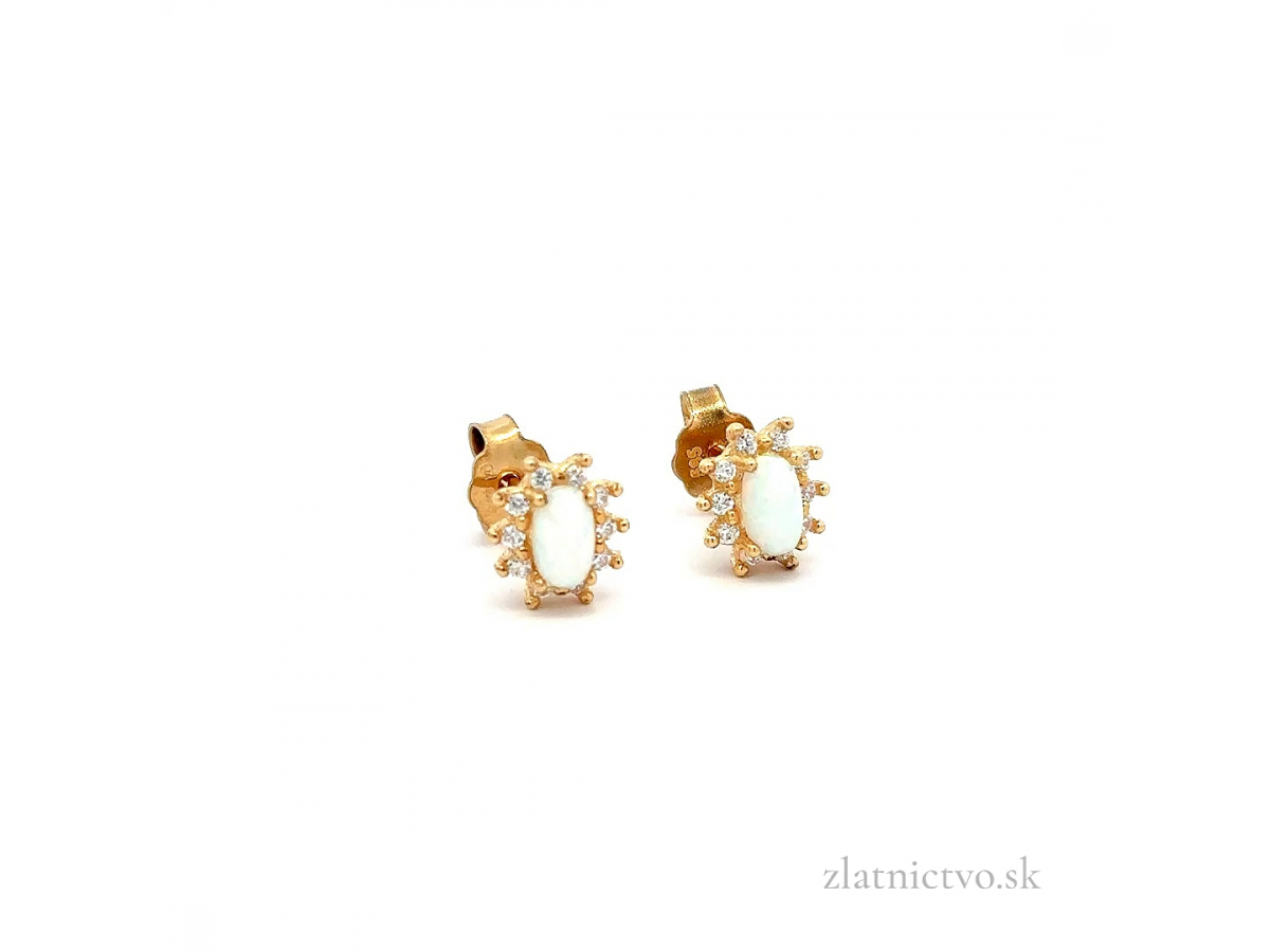 Zlaté náušnice DOP25904