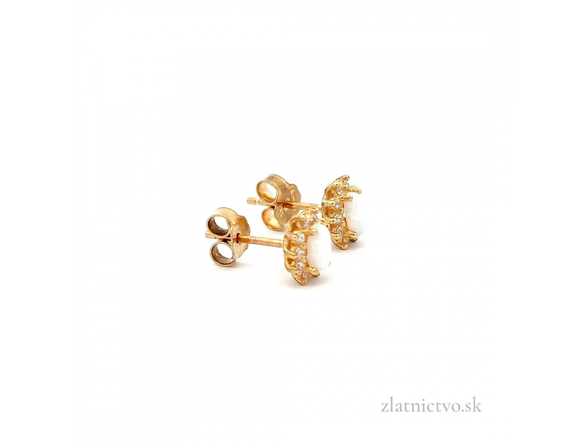 Zlaté náušnice DOP25904