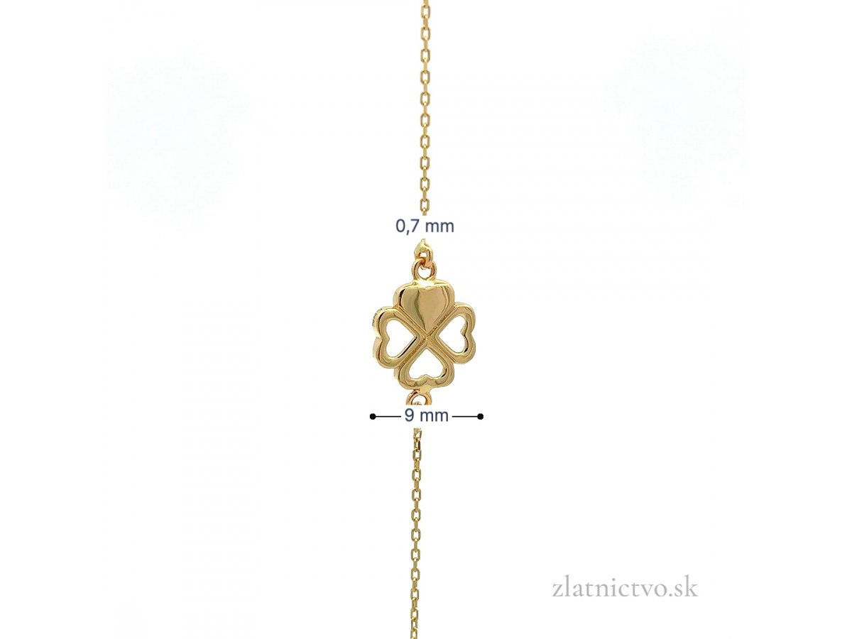 Zlatý náramok ZN25921