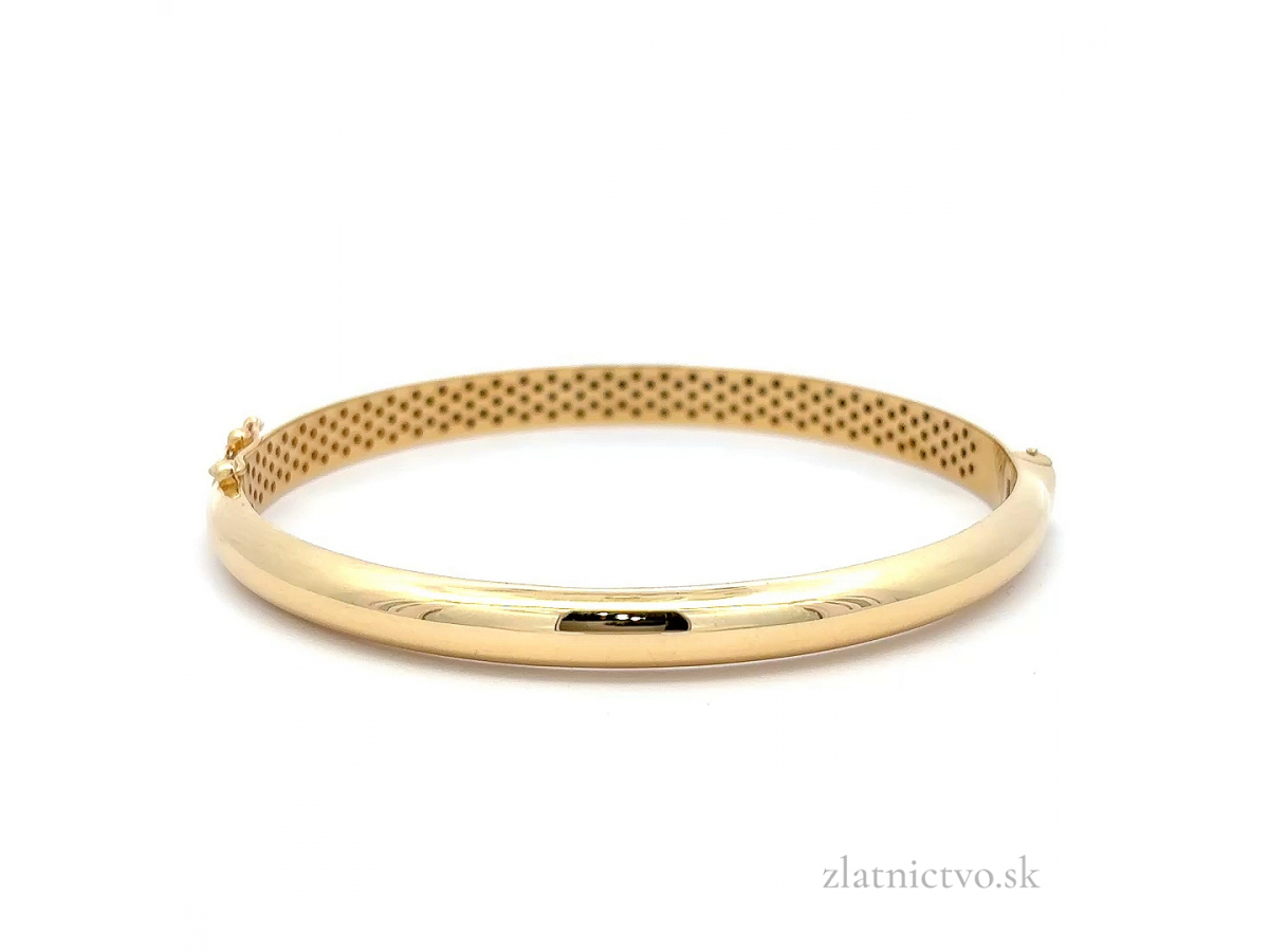 Obrúčový zlatý náramok OZN251002
