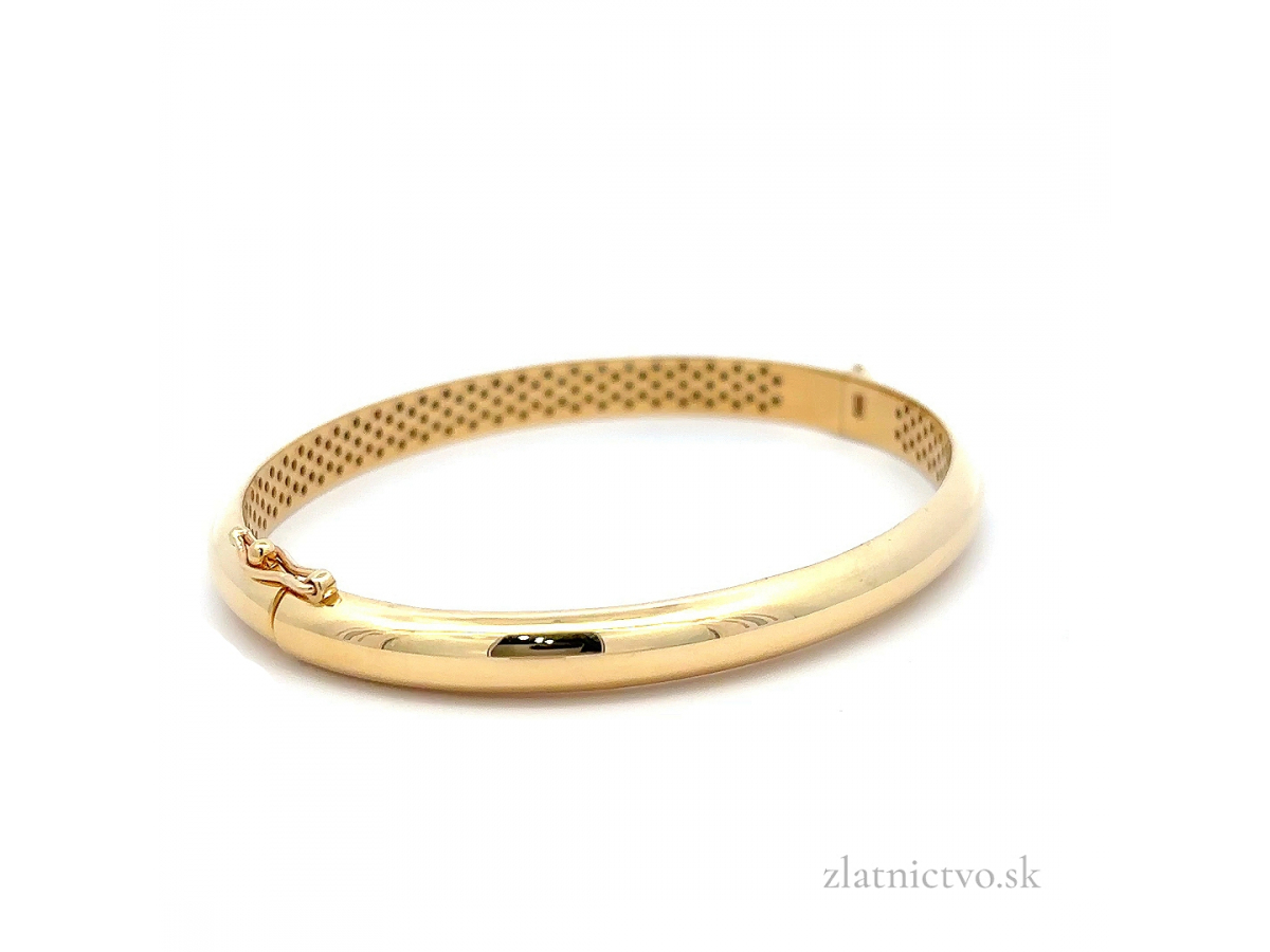 Obrúčový zlatý náramok OZN251002