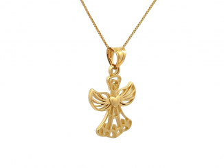 Zlatý prívesok anjel PRI251007