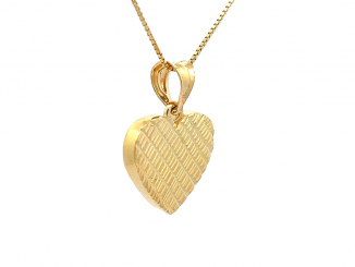 Zlatý prívesok srdce PRI251101