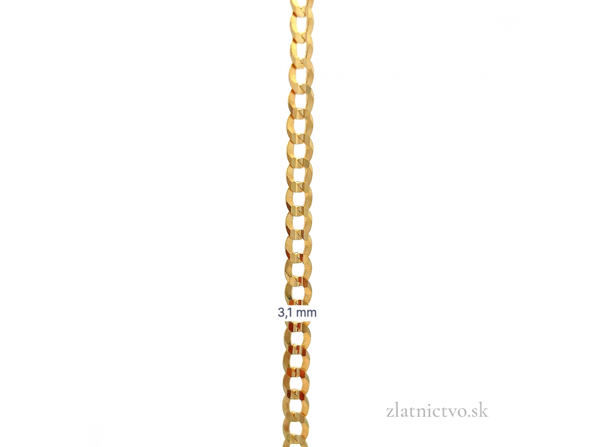 Zlatý náramok ZN251104