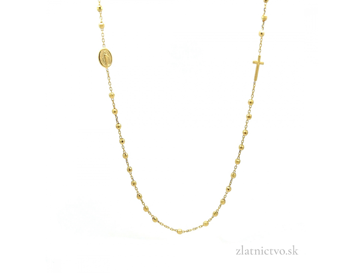 Zlatá retiazka ruženec ZR251108