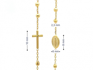 Zlatá retiazka ruženec ZR251108