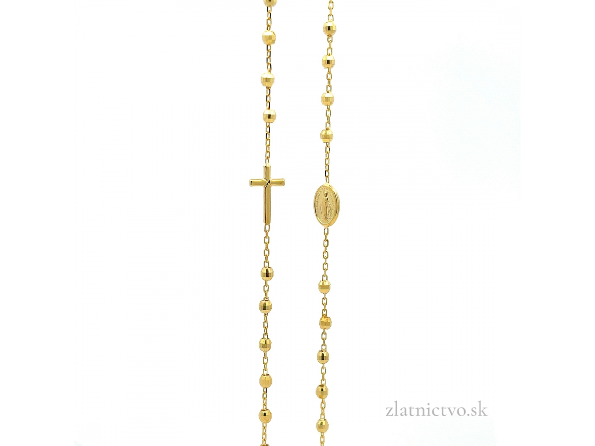 Zlatá retiazka ruženec ZR251108