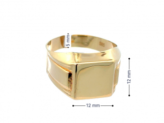 Zlatý pánsky prsteň PP251101