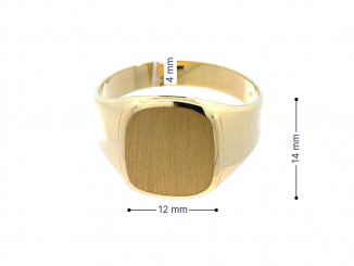Zlatý pánsky prsteň PP251103