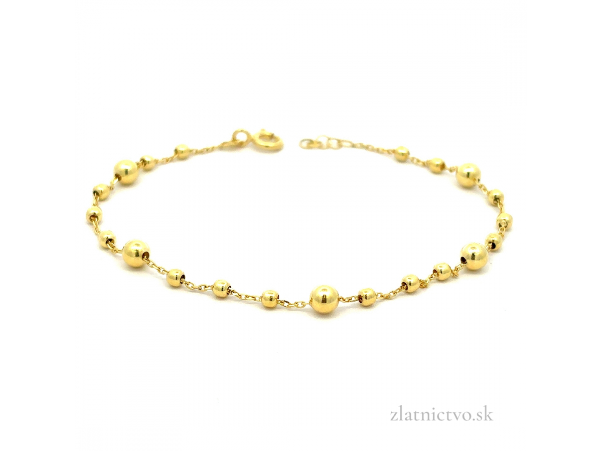 Zlatý náramok ZN251107