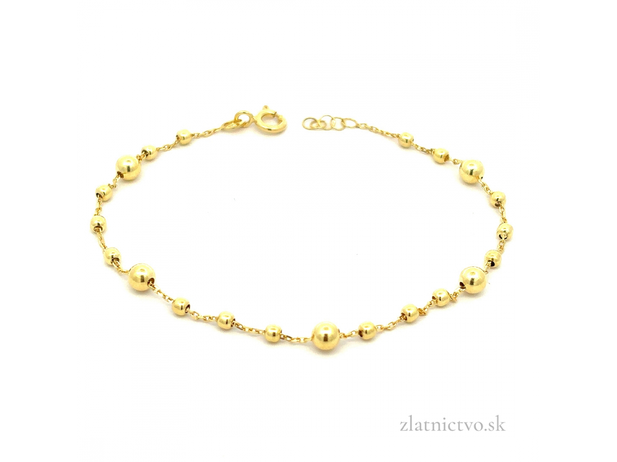 Zlatý náramok ZN251107