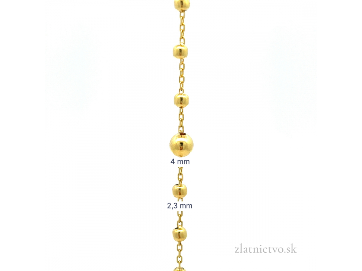 Zlatý náramok ZN251107