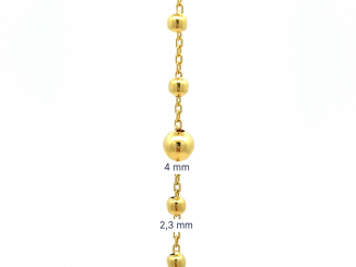 Zlatý náramok ZN251107