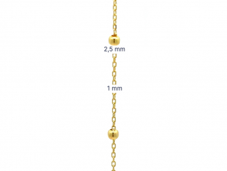 Zlatý náramok ZN251109