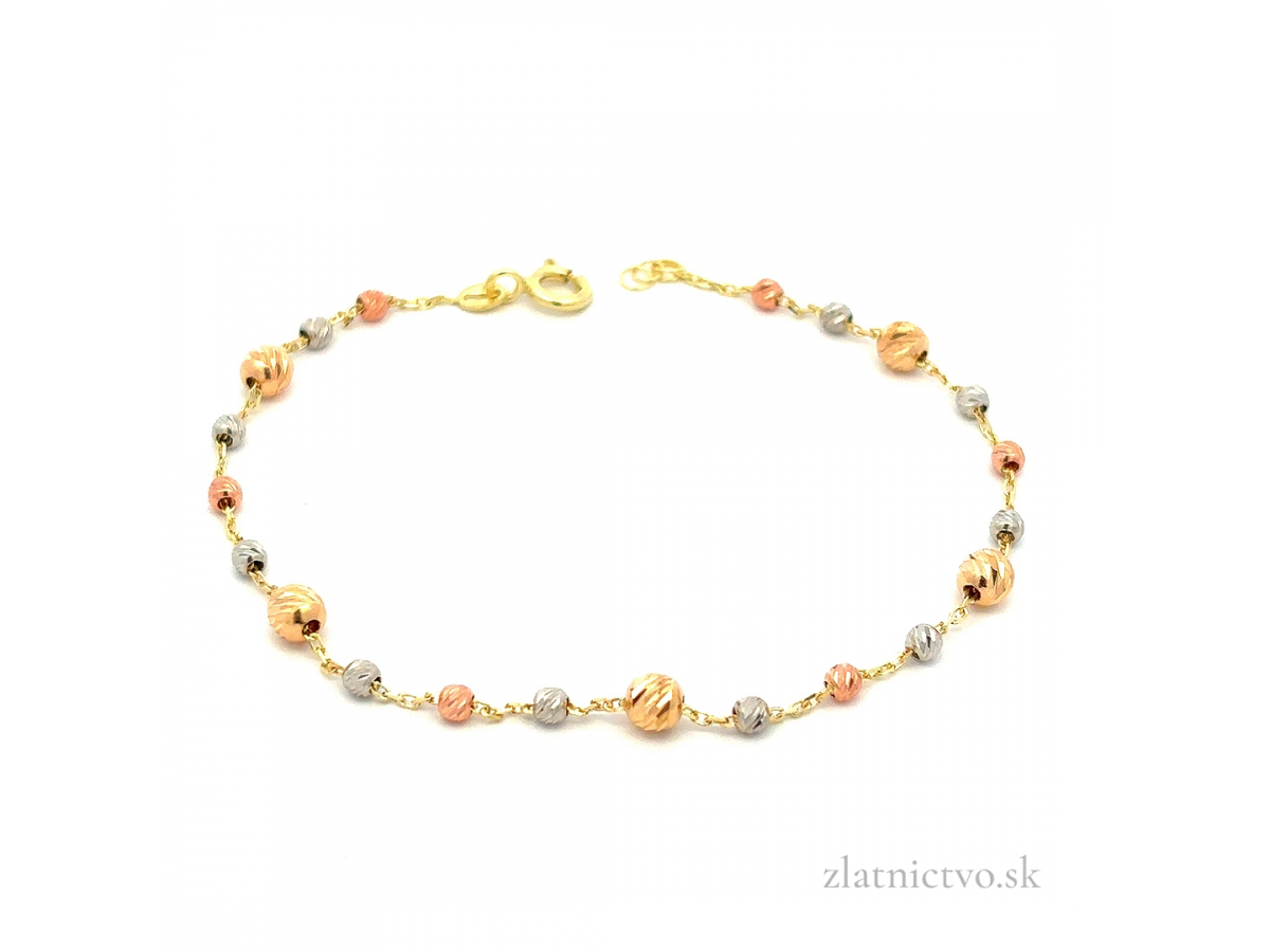 Zlatý náramok ZN251110