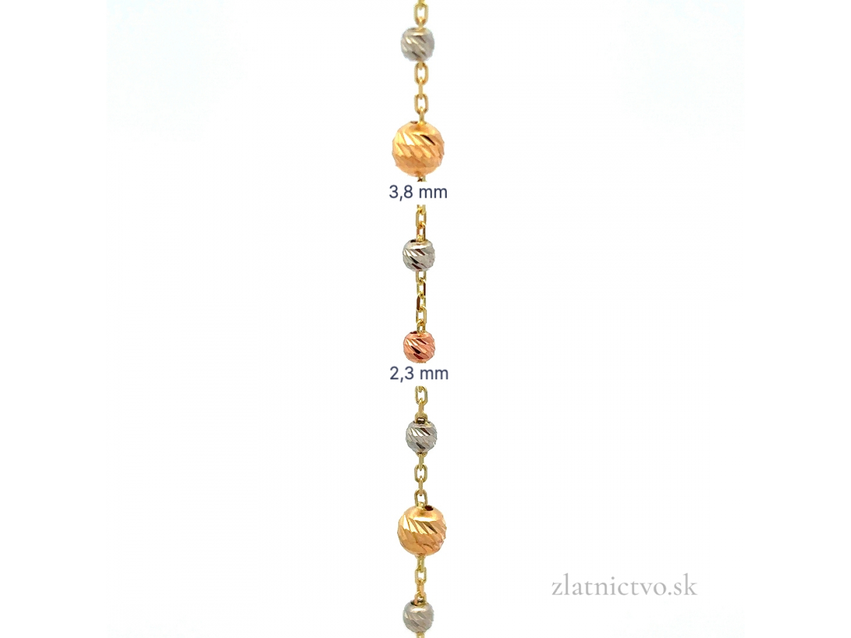 Zlatý náramok ZN251110