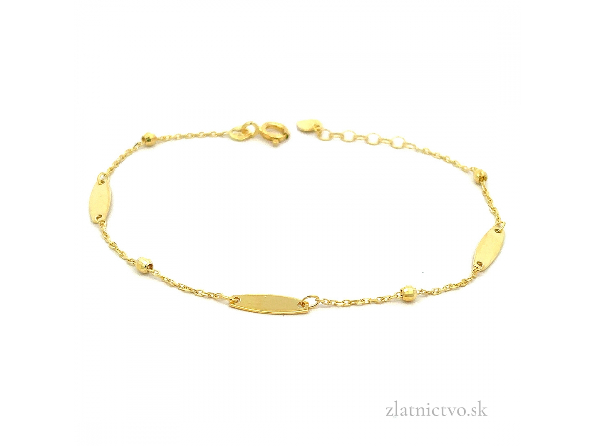 Zlatý náramok ZN251112