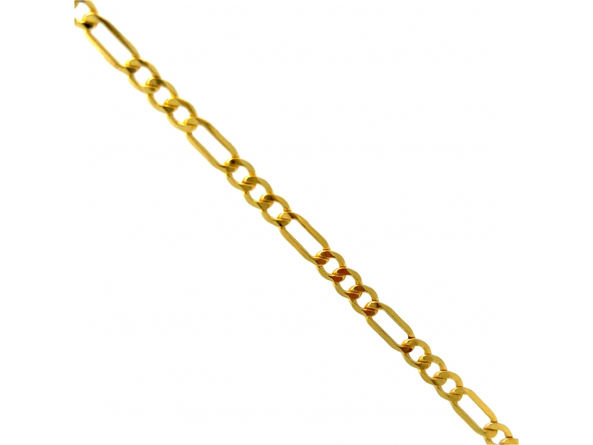 Zlatý náramok Figaro ZN251130