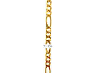 Zlatý náramok Figaro ZN251131