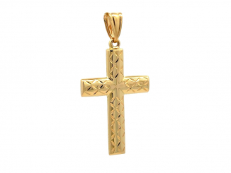 Zlatý prívesok Krížik PRI251208