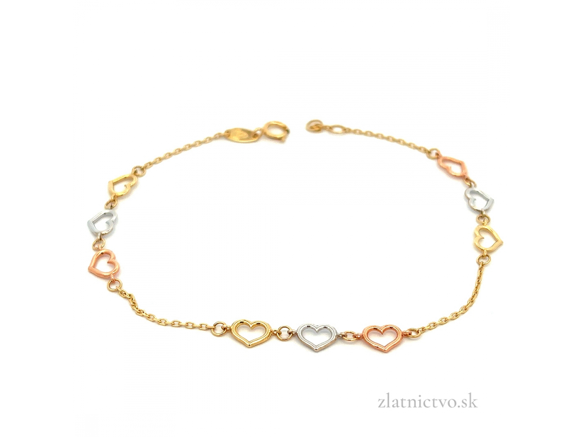 Zlatý náramok ZN260205