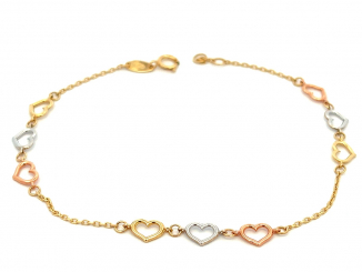 Zlatý náramok ZN260205