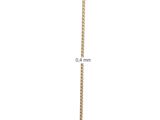 Zlatá retiazka venezia 0,4 ZR260205