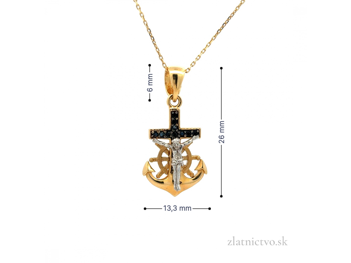Zlatý prívesok PRI26306