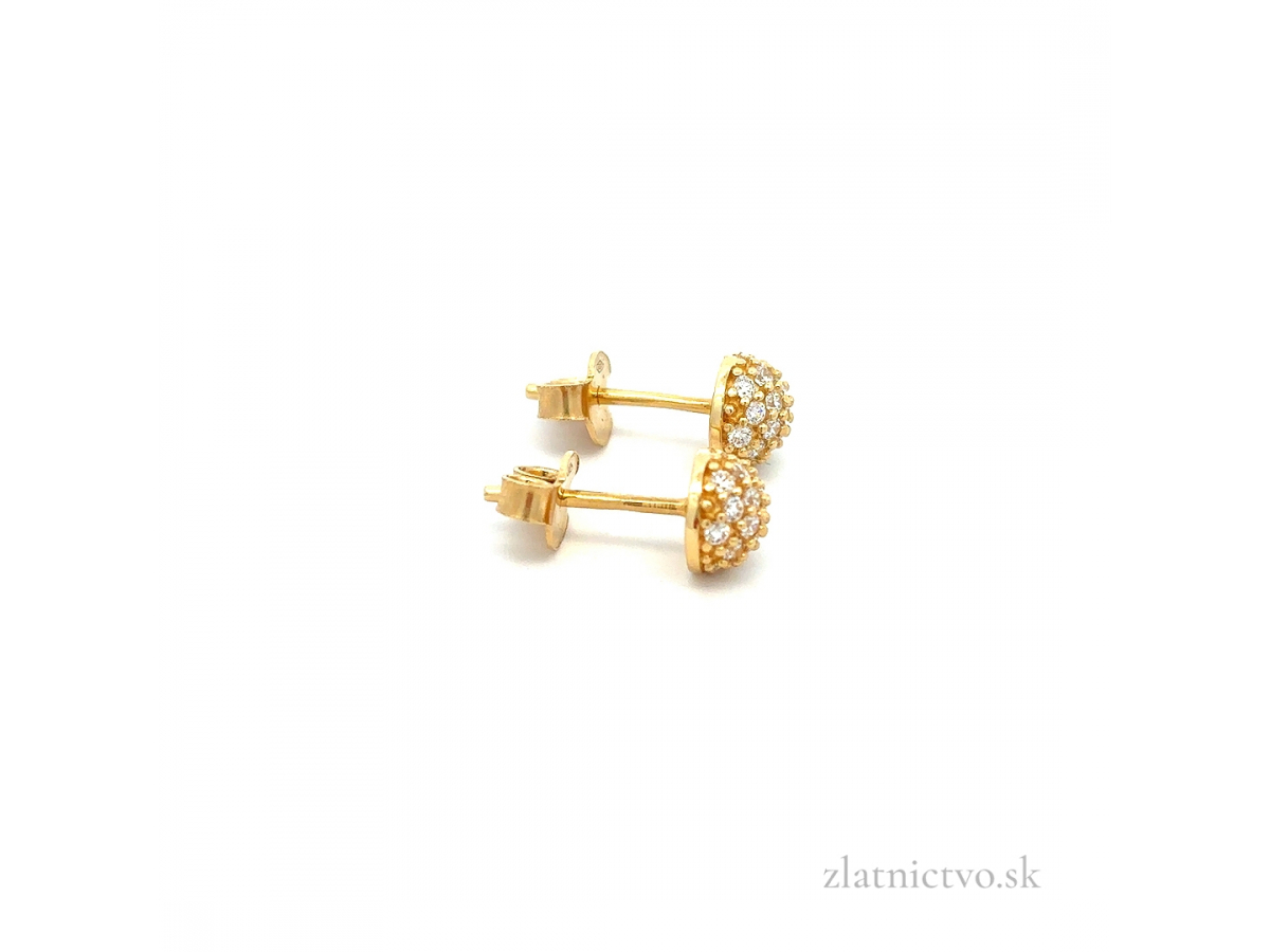 Zlaté náušnice DOP26315