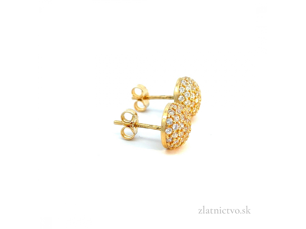 Zlaté náušnice DOP26316