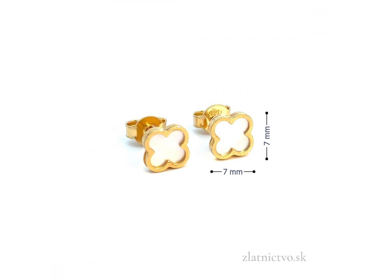 Zlaté náušnice DOP26322