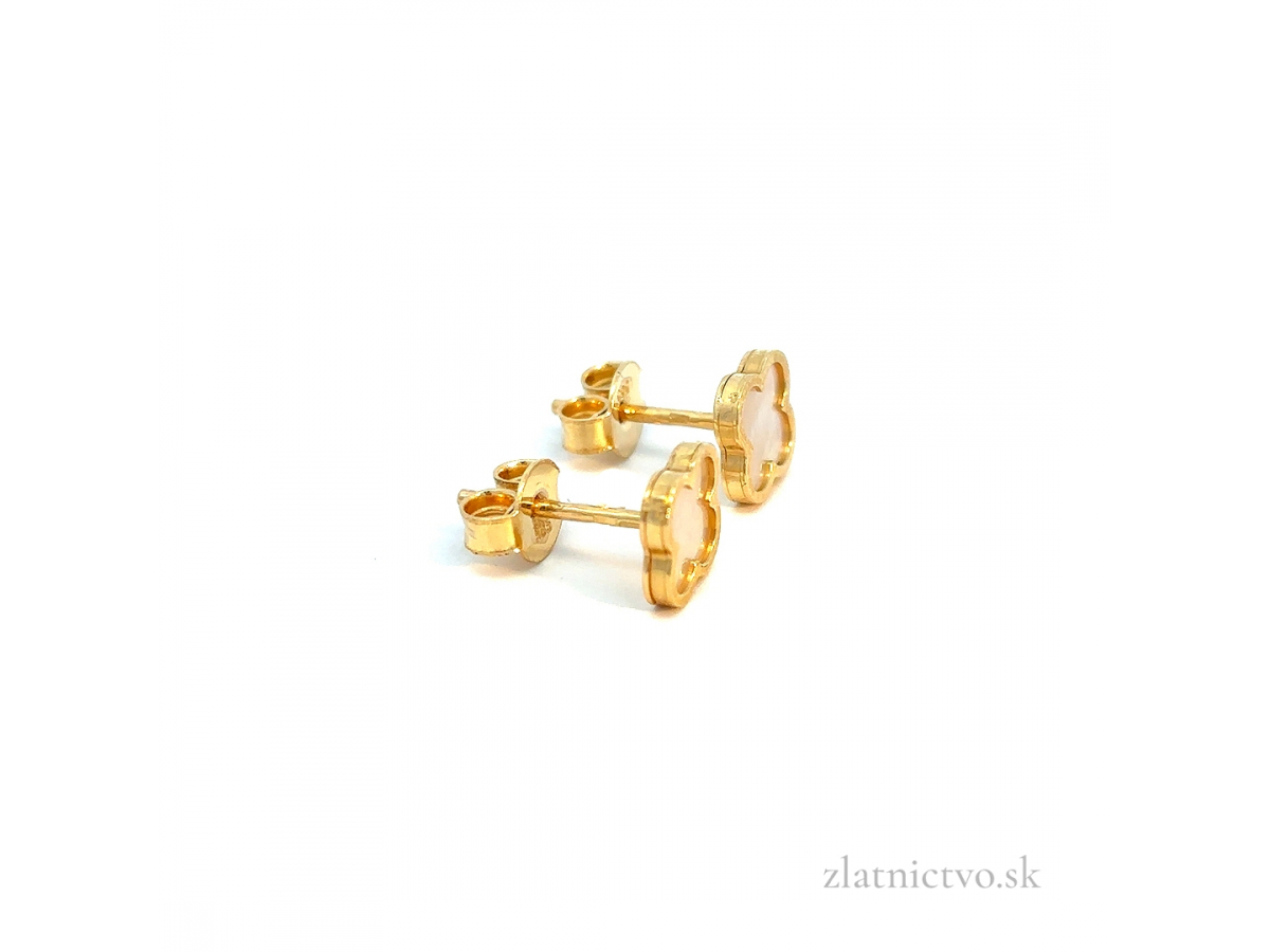 Zlaté náušnice DOP26322