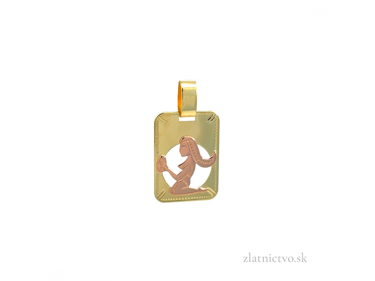 Zlatý prívesok znamenie PANNA PRI26101