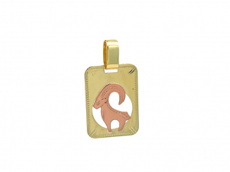 Zlatý prívesok znamenie KOZOROŽEC PRI26102