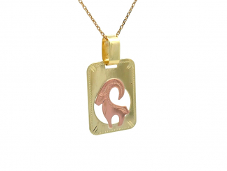 Zlatý prívesok znamenie KOZOROŽEC PRI26102