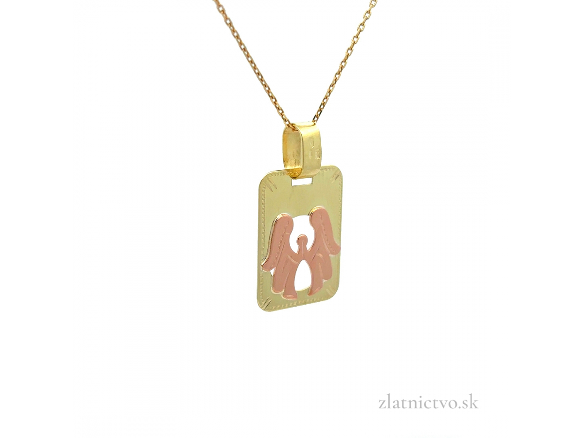 Zlatý prívesok znamenie BLÍŽENCI PRI26104