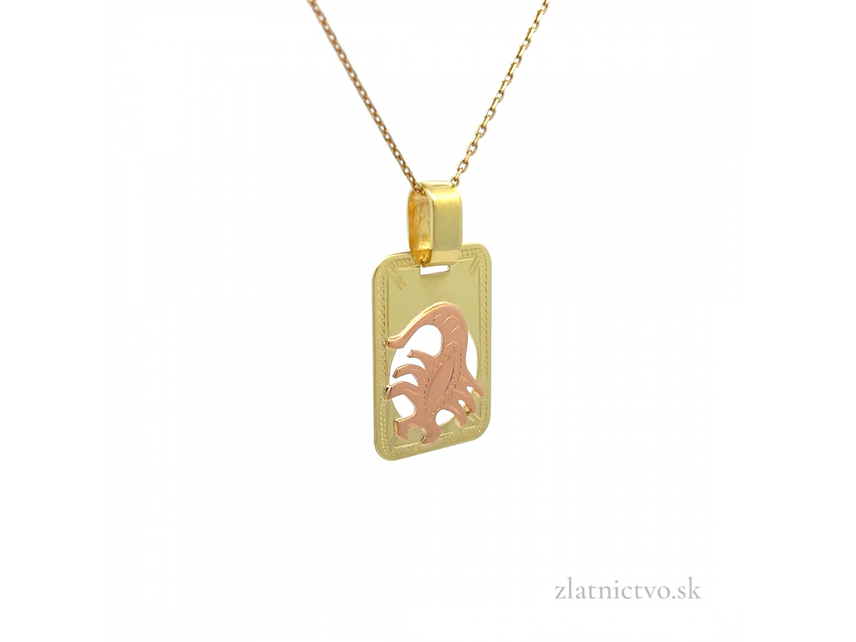 Zlatý prívesok znamenie ŠKORPIÓN PRI26105