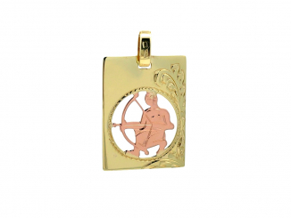 Zlatý prívesok znamenie STRELEC PRI26201