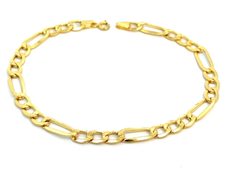 Zlatý náramok Figaro ZN26401